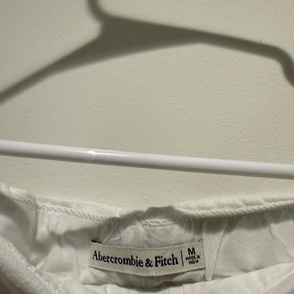 Abercrombie & Fitch White Mini Skirt